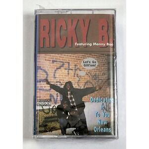 RICKY B. - DEDICATING IT TO YOU NEW ORLEANS (1995) - HIP HOP -  FACTORY SEALED!‎
